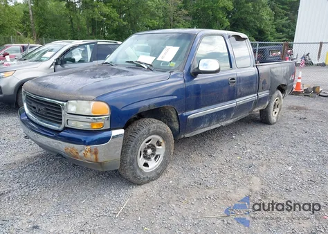 2002 GMC Sierra 1500 Sle z USA, uszkodzony, nr VIN 2GTEK19V121230786